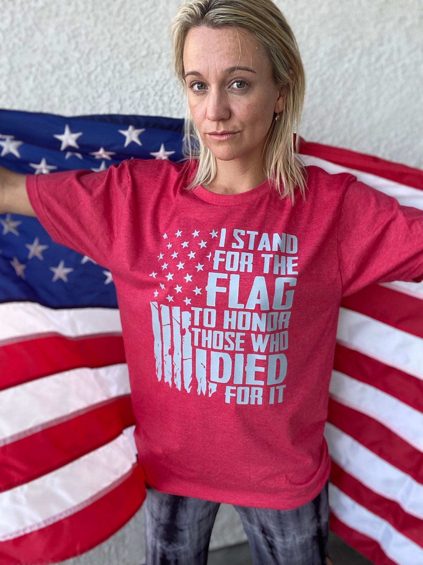 I Stand for the Flag tee